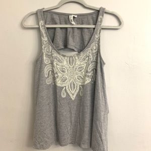Free People Open Back Tank Top